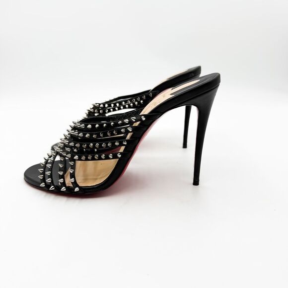 Christian Louboutin Martha Spike Accents100 Heels Mules EU 39.5 US 9.5 - Picture 4 of 12